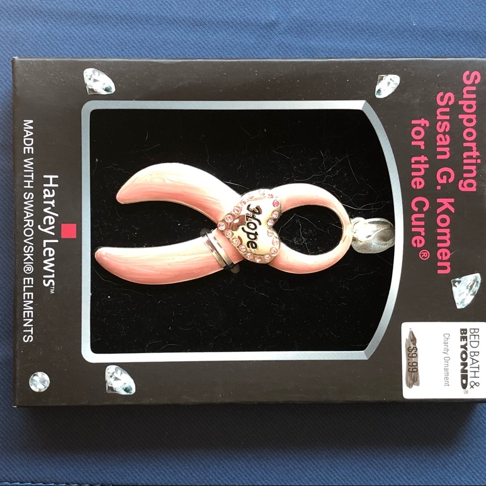 Ornament  and key chain breast cancer awareness